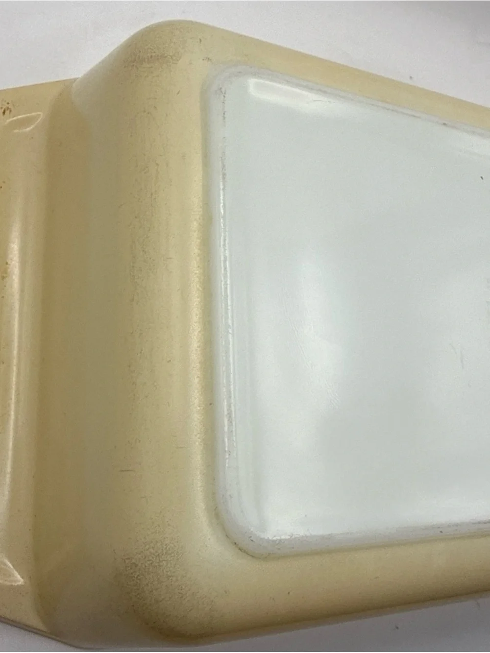 Pyrex Gold Acorn 2 Quart 575-B  Rectangular Casserole No lid Grandmacore Cottage